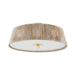 GEORGE Semi Flush - Aged Brass | Hudson Valley Lighting - CB9518-AGB
