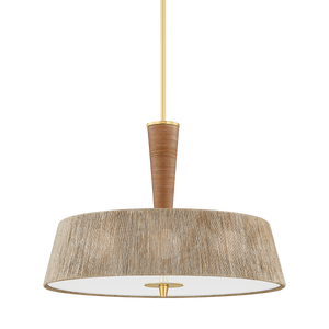 GEORGE Pendant - Aged Brass | Hudson Valley Lighting - CB9530-AGB