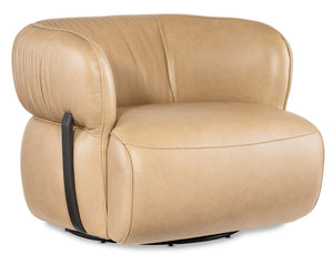 McGuire Swivel Chair - Beige | Hooker Furniture - CC421-SW-070