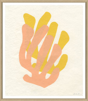 Charlotte Morgan - Double Leaves-Pink & Mustard | Trowbridge - CDL-12-400