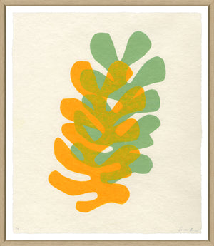 Charlotte Morgan - Double Leaves-Orange & Green | Trowbridge - CDL-7-400