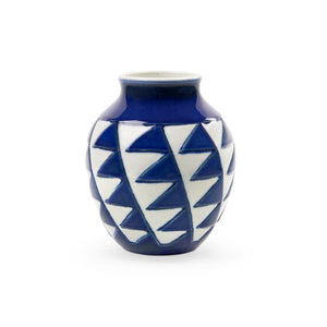 Columbina Vase - Blue & White | Villa & House - CMB-700-300