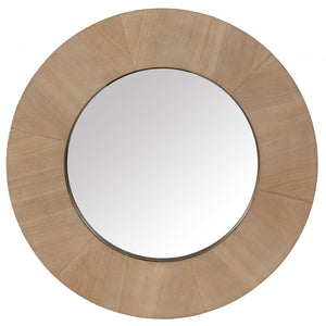 Netta Round Wood Mirror | Safavieh Couture - CMI4002