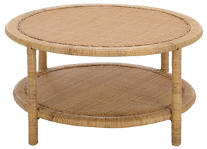 Akane Coffee Table with Shelf | Safavieh - COF6000