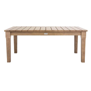 Martinique Wood Patio Coffee Table | Safavieh Couture - CPT1014