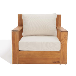 Kauai Brazilian Teak Patio Chair | Safavieh Couture - CPT1040