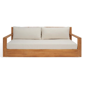Kauai Brazilian Teak Patio Sofa | Safavieh Couture - CPT1041