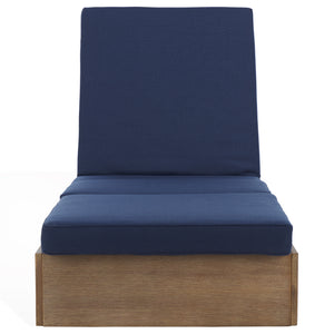 Vincent Wood Chaise Lounge Cha | Safavieh Couture - CPT1043D