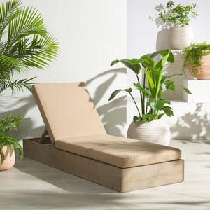 Vincent Wood Chaise Lounge Cha | Safavieh Couture - CPT1043F