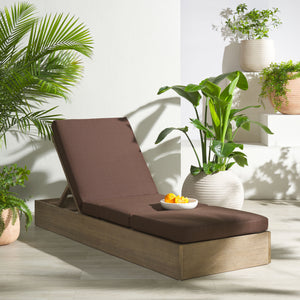 Vincent Wood Chaise Lounge Cha | Safavieh Couture - CPT1043G