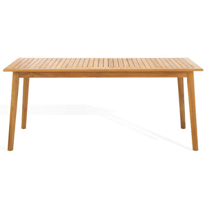 Mayaguana Teak Dining Table | Safavieh Couture – CPT1053