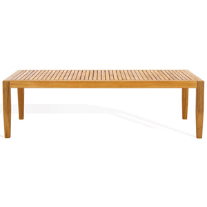 Samoa Teak Patio Coffee Table | Safavieh Couture - CPT1059A