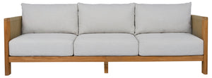 Marina Teak Patio Sofa | Safavieh Couture - CPT1085