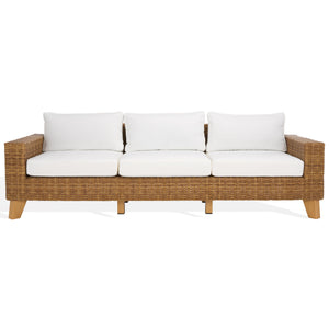 Margarita Wicker Patio Sofa | Safavieh Couture – CPT2102