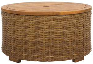 Anguilla Wicker Coffee Table | Safavieh Couture – CPT2103