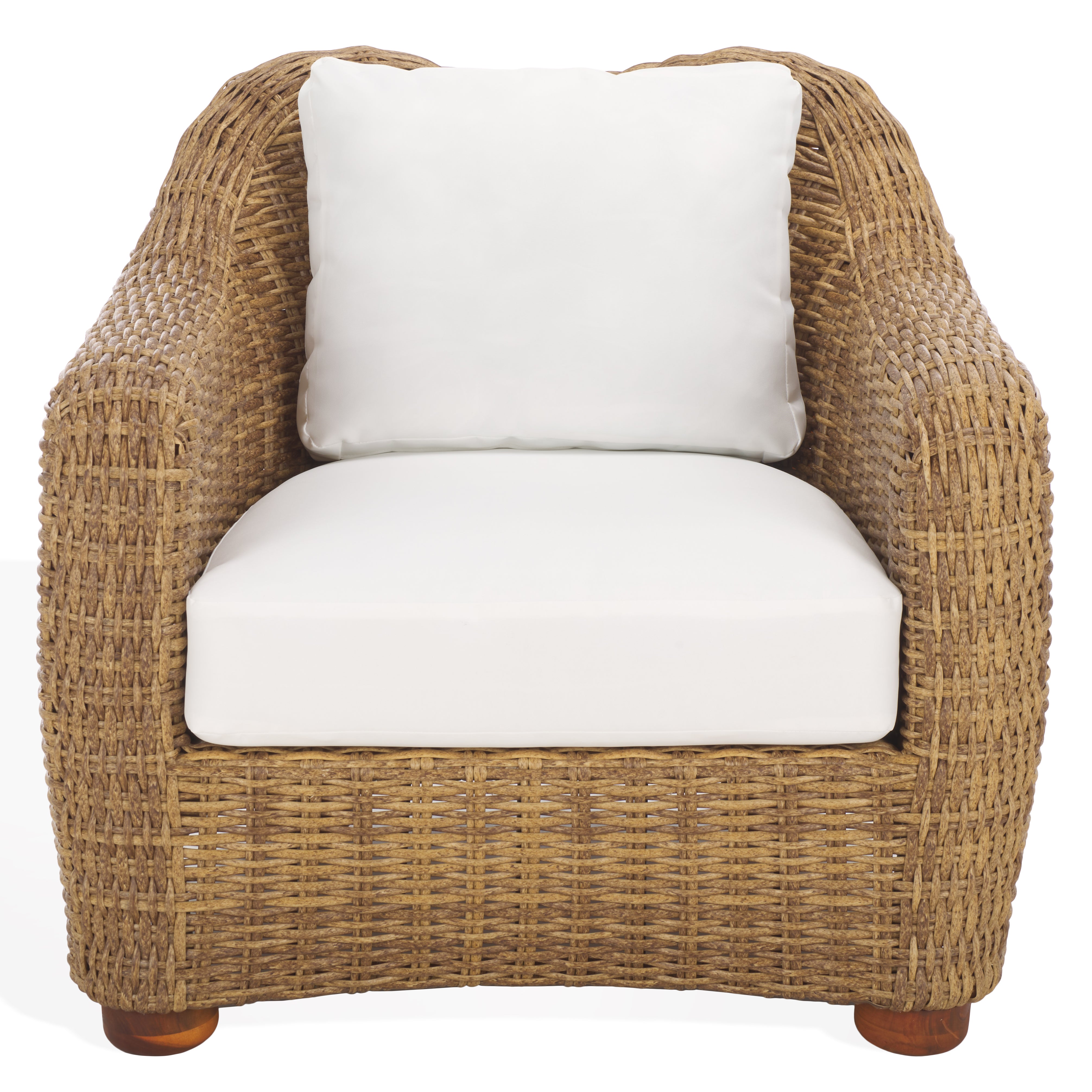Melbourne Wicker Patio Chair Safavieh Couture CPT2109