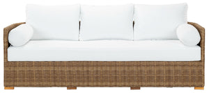 Anguilla Wicker Patio Sofa | Safavieh Couture - CPT2116