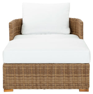 Anguilla Wicker Sunlounger | Safavieh Couture - CPT2117