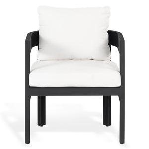 Capricio Sunbrella Aluminum Outdoor Dining Chair | Safavieh Couture - CPT4031