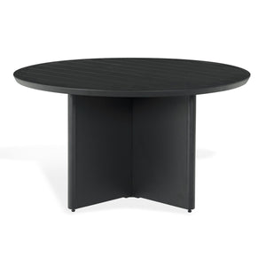 Capricio Aluminum 55" Outdoor Round Dining Table | Safavieh Couture - CPT4034