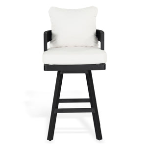Capricio Sunbrella Aluminum Outdoor Barstool | Safavieh Couture - CPT4035