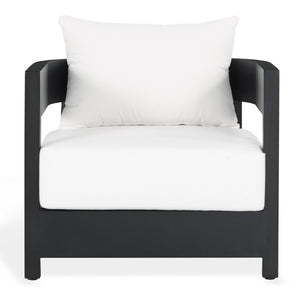 Capricio Sunbrella Aluminum Patio Chair | Safavieh Couture - CPT4038