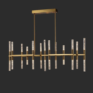 Evaria Acrylic Tube Chandelier | Safavieh Couture - CTL1043