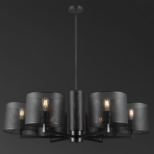 Zachaeus Metal 6 Light Chandelier | Safavieh Couture – CTL1052