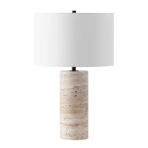 Rynetta Travertine Table Lamp | Safavieh Couture – CTL1073