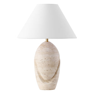 Janette Travertine Table Lamp | Safavieh Couture – CTL1087