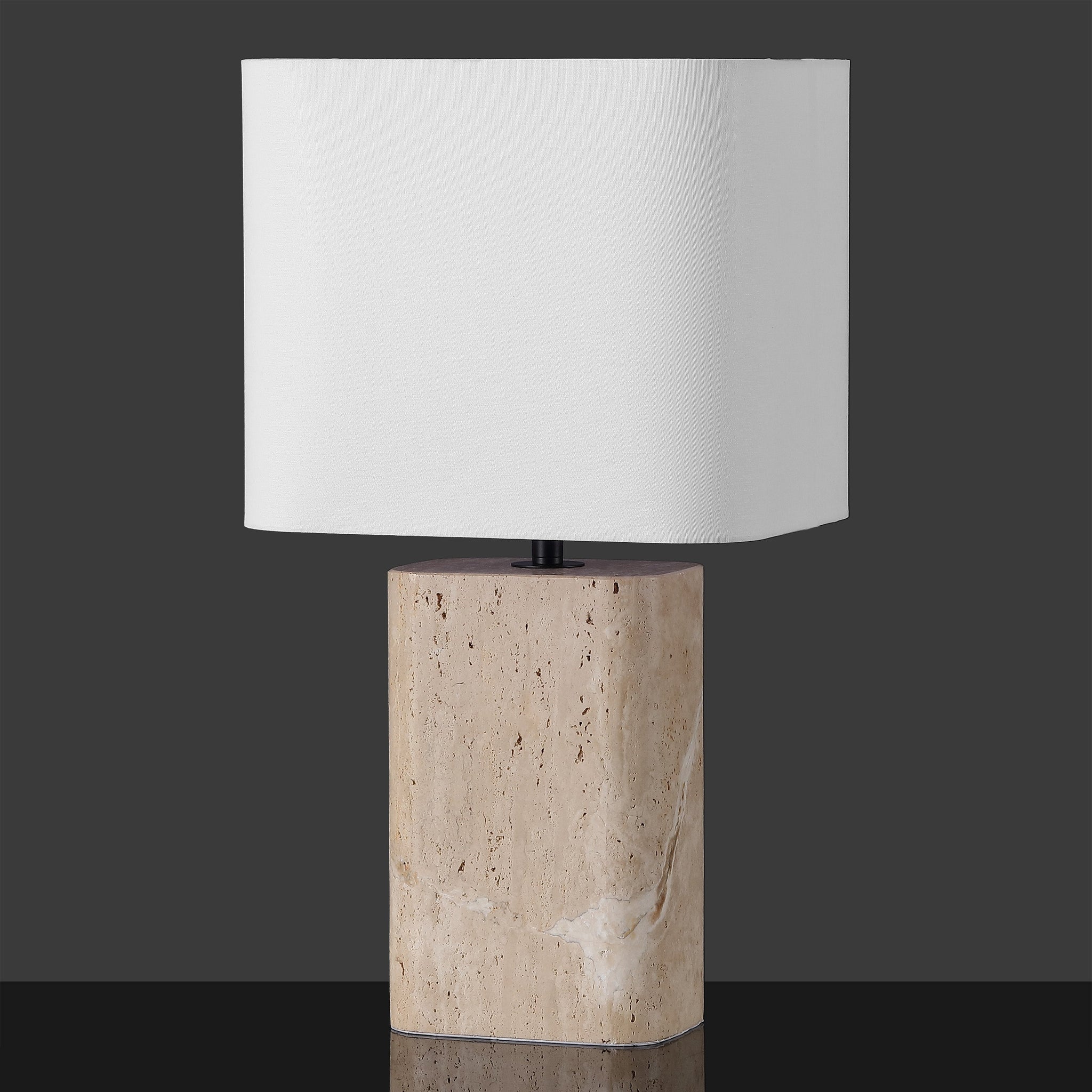 Lisabryna Travertine Table Lamp | Safavieh Couture - CTL1094