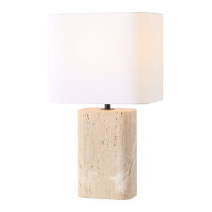 Lisabryna Travertine Table Lamp | Safavieh Couture - CTL1094