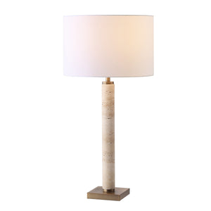 Elinora Travertine Table Lamp | Safavieh Couture - CTL1113