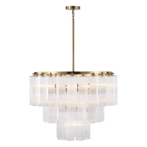 Kelcie Tiered Glass Chandelier | Safavieh Couture - CTL1121