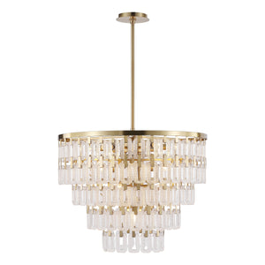 Queenie Tiered Glass Chandelier | Safavieh Couture - CTL1122
