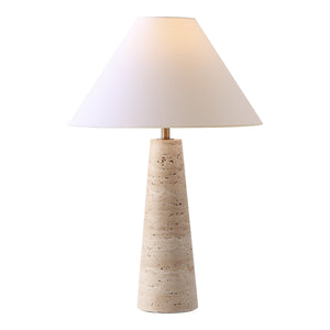 Dante Travertine Table Lamp | Safavieh Couture - CTL1128
