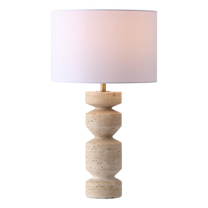 Jiminy Travertine Table Lamp | Safavieh Couture - CTL1129
