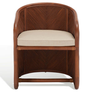 Barnette Rattan Pole Accent Chair | Safavieh Couture – CWK2005
