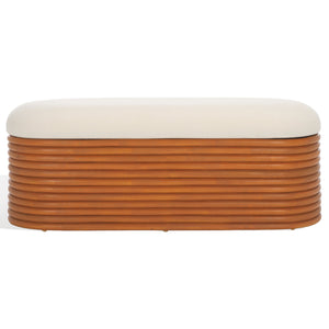 Bayard Rattan Storage Bench | Safavieh Couture – CWK3006