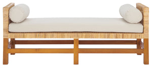 Cryslene Teakwood Bench | Safavieh Couture - CWK3018