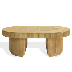 Kenzo Rattan Oval Coffee Table | Safavieh Couture – CWK4007