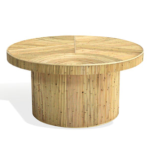 Oswald Rattan Round Coffee Table | Safavieh Couture – CWK4008