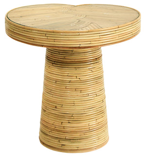 Nile Rattan Tall Accent Table | Safavieh Couture - CWK4009