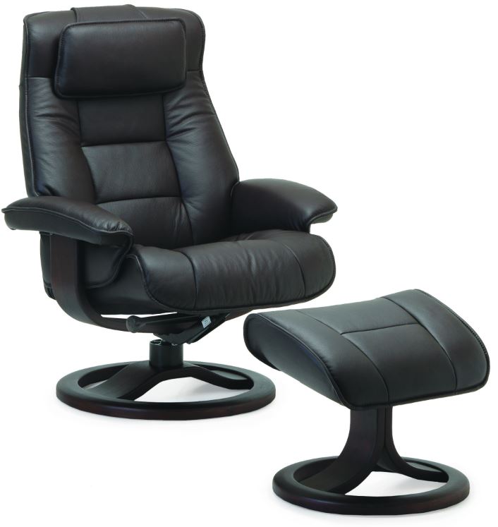 Comfort Collection - Mustang R Small Chair - NL Black 101 R Frame Finish | Fjords - 910UPI-004