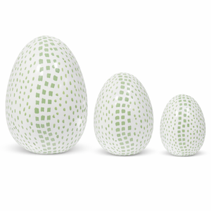 Green Polka Dot Egg