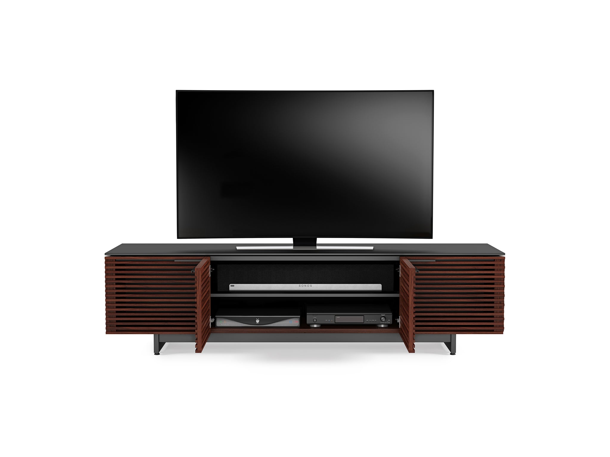 アンティコチェリー　10点 Corridor - Media Console in Chocolate Stained Walnut | BDI Furniture -