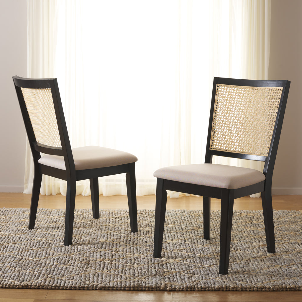 margo-dining-chair-set-of-2-safavieh-dch1012-Black / Beige/Natural