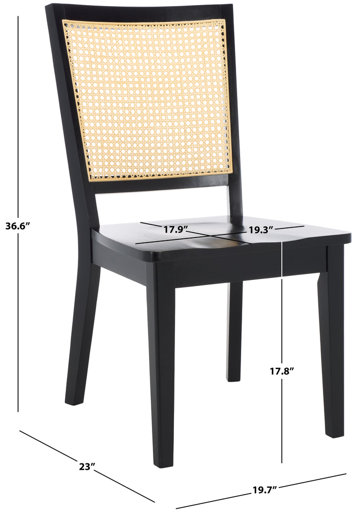 margo-dining-chair-set-of-2-safavieh-dch1012-Black / Natural