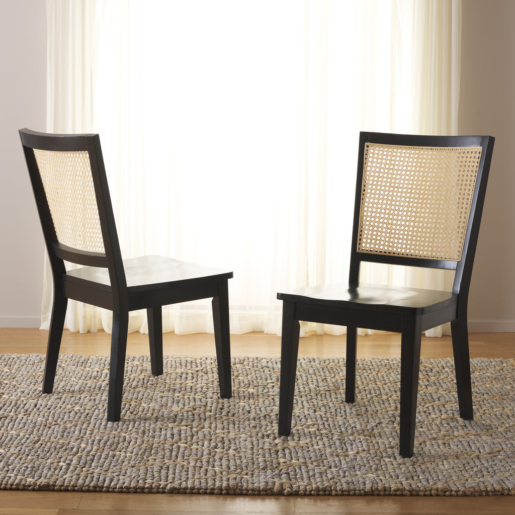 margo-dining-chair-set-of-2-safavieh-dch1012-Black / Natural