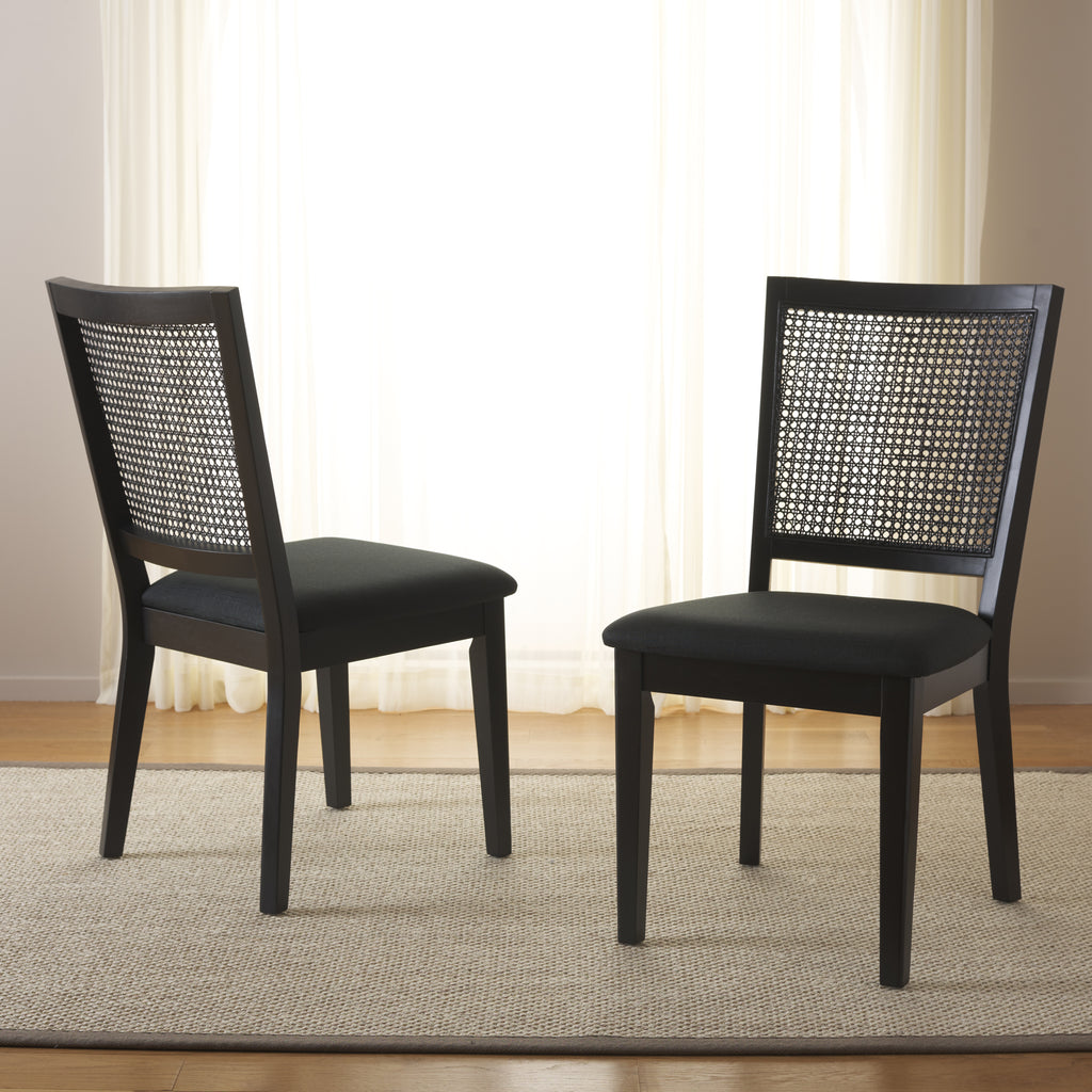 margo-dining-chair-set-of-2-safavieh-dch1012-Black / Black